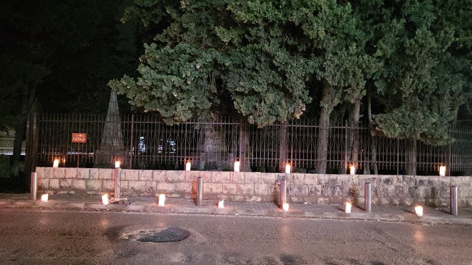 إضاءة شموع في ميلاد كمال جنبلاط