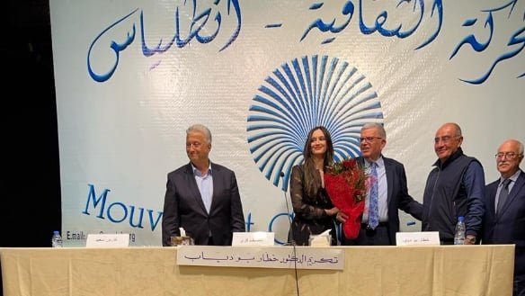 الكاتب خطار بو ذياب مكرّماً في المهرجان اللبناني للكتاب تكريم الكاتب خطار بو ذياب