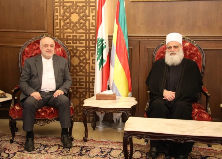 شيخ العقل في لبنان التقى السفير الإيراني والرهبانية الأنطونية وتجمع العلماء المسلمين شيخ العقل