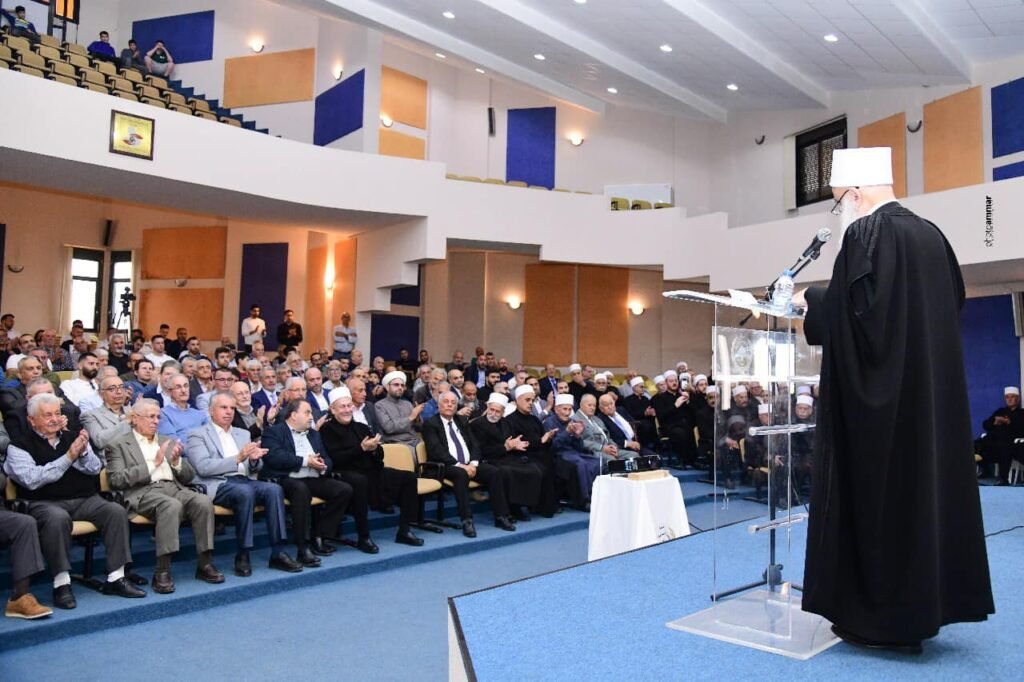 شيخ العقل في لبنان: شعارنا واحد معاً نفكِّر معاً نعمل ومعاً نحقِّق النجاح