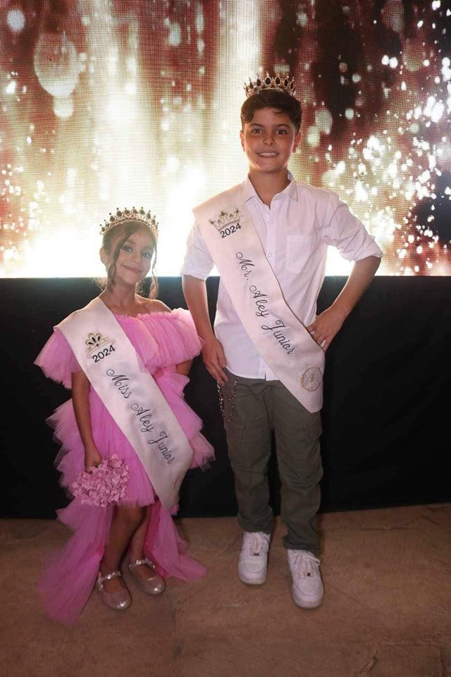 للعام 2024... سارة البنا وسيزار شهيب Miss & Mr.Aley Junior