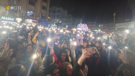 السويداء احتفالات بعيد الميلاد المجيد في ساحة الكرامة عيد ميلاد السويداء ساحة الكرامة